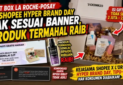Gift Box La Roche-Posay di Shopee Hyper Brand Day Tak Sesuai Banner, Produk Termahal Raib