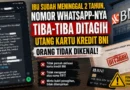 Ibu Sudah Meninggal 2 Tahun, Nomor WhatsApp-nya Tiba-tiba Ditagih Utang Kartu Kredit BNI Orang Tidak Dikenal