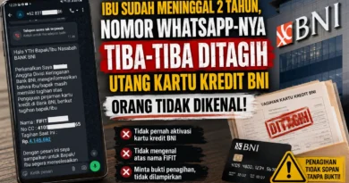 Ibu Sudah Meninggal 2 Tahun, Nomor WhatsApp-nya Tiba-tiba Ditagih Utang Kartu Kredit BNI Orang Tidak Dikenal