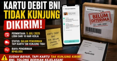 Kartu Debit BNI Tidak Kunjung Dikirim