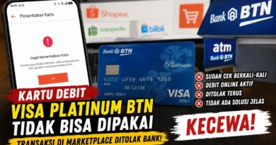 Kartu Debit Visa Platinum BTN Tidak Bisa Dipakai Transaksi di Marketplace, Sudah Dicek Berkali-kali tapi Tetap Ditolak Bank