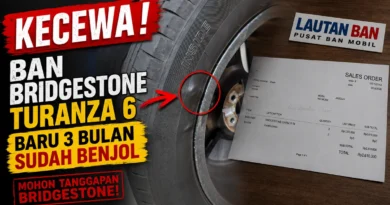Kecewa dengan Ban Bridgestone Turanza 6, Baru 3 Bulan Sudah Benjol