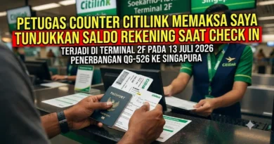 Petugas Counter Citilink Memaksa Saya Tunjukkan Saldo Rekening Saat Check In