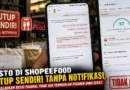 Resto di ShopeeFood Tutup Sendiri Tanpa Notifikasi, CS Salahkan Resto padahal Tidak Ada Pembatalan Pesanan Sama Sekali
