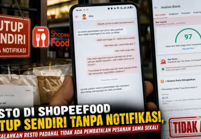 Resto di ShopeeFood Tutup Sendiri Tanpa Notifikasi, CS Salahkan Resto padahal Tidak Ada Pembatalan Pesanan Sama Sekali