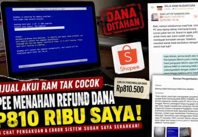 Shopee Menahan Refund Dana Rp810 Ribu Saya, Penjual Akui RAM Samsung Tak Cocok tapi Tolak Refund