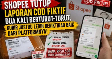 Shopee Tutup Laporan COD Fiktif Dua Kali Berturut-turut, Kurir Justru Lebih Beriktikad Baik dari Platformnya