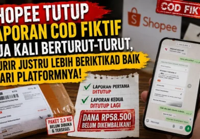 Shopee Tutup Laporan COD Fiktif Dua Kali Berturut-turut, Kurir Justru Lebih Beriktikad Baik dari Platformnya