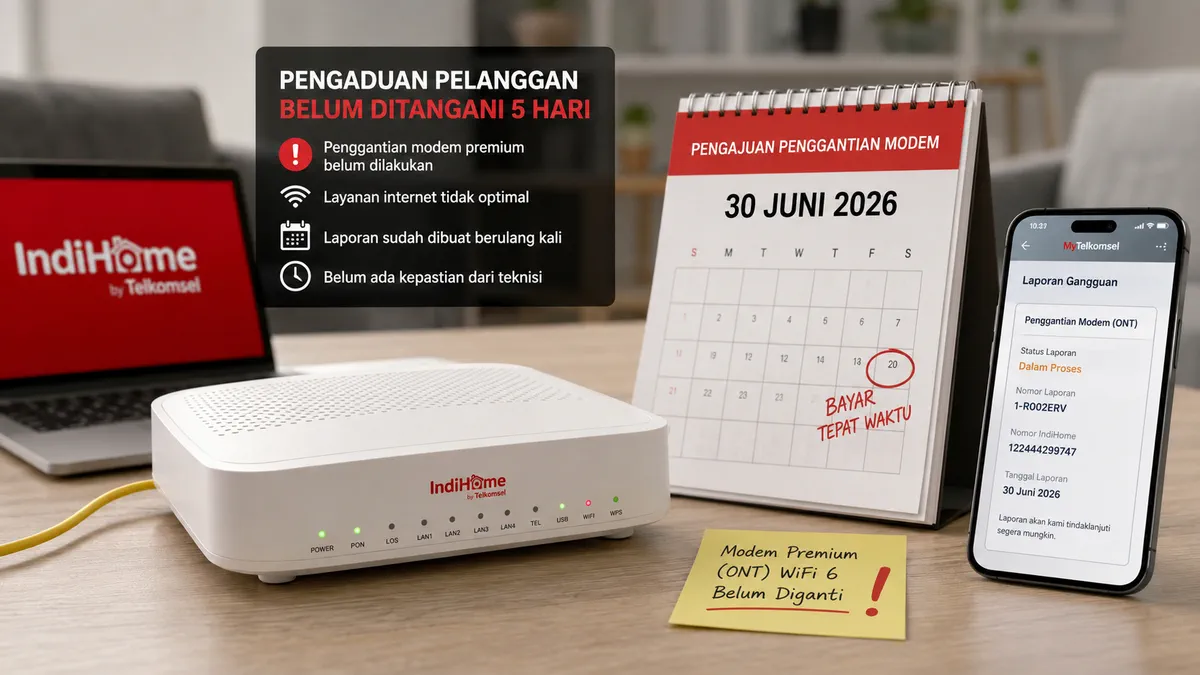 Modem Portable Indihome Sudah Lapor Berulang Kali, Modem IndiHome Premium Saya Tak Juga Diganti