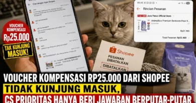 Voucher Kompensasi Rp25.000 dari Shopee Tidak Kunjung Masuk, CS Prioritas Hanya Beri Jawaban Berputar-putar