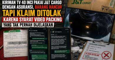 Kiriman TV 40 Inci Pakai J&T Cargo dengan Asuransi, Barang Hancur tapi Klaim Ditolak