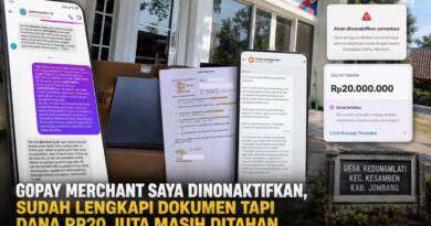 Janji SLA 5 Hari Kerja Dilanggar, Dana Operasional Rp20 Juta Masih Ditahan GoPay Merchant
