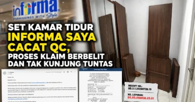 Kecewa Pelayanan Purna Jual Informa: Pembelian Bedset Olin Terkendala Salah Panel dan Tanpa Kepastian Jadwal Pengiriman / Pemasangan Pengganti