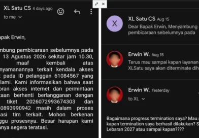 XLSatu Janji Terminate dan Refund Sejak 6 Agustus, Sampai 19 Agustus Cuma Dikasih Nomor Tiket