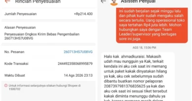 Paket HP Rp4.300.000 Hilang Saat Retur dengan Shopee Xpress, Dana Ganti Rugi Penjual Ditahan dan Sengaja Diulur-ulur oleh Shopee