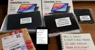 Beli 2 Tablet Itel VistaTab 30 Pro di Tokopedia, 1 Unit Datang Cacat dan Segel Terbuka; 22 Hari Komplain Tanpa Kejelasan!