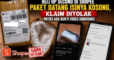 Beli HP Second di Shopee, Paket Datang Isinya Kosong, Klaim Ditolak meski Ada Bukti Video Unboxing