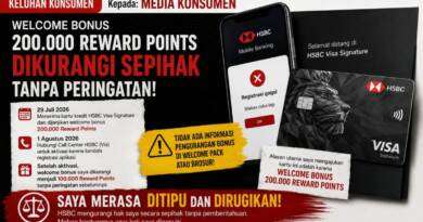 Welcome Bonus HSBC Visa Signature Berkurang Sepihak karena Aktivasi melalui Call Center Tanpa Pemberitahuan