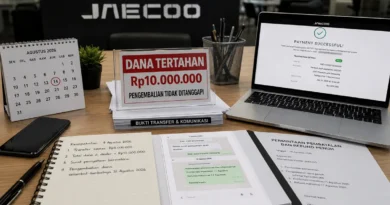 Dana Rp10 Juta Tertahan di Jaringan Dealer JAECOO (Artha Pluit dan Serpong), Pembatalan dan Refund Tidak Ditanggapi