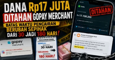Dana Rp17 Juta Ditahan GoPay Merchant, Batas Waktu Pencairan Berubah Sepihak dari 30 Jadi 180 Hari