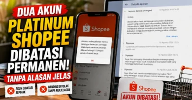 Dua Akun Platinum Shopee Saya Dibatasi Permanen Tanpa Alasan Jelas