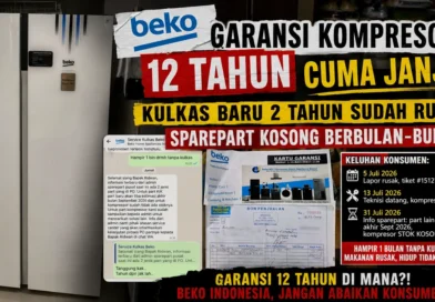 Garansi Kompresor 12 Tahun Beko Cuma Janji? Kulkas Baru 2 Tahun Sudah Rusak, Sparepart Kosong Berbulan-bulan