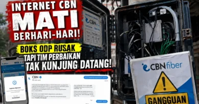 Internet CBN Mati Berhari-hari, Boks ODP Rusak tapi Tim Perbaikan Tak Kunjung Datang