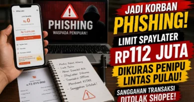 Jadi Korban Phishing, Limit SPayLater Rp12 Juta Dikuras Penipu Lintas Pulau, Sanggahan Transaksi Ditolak Shopee