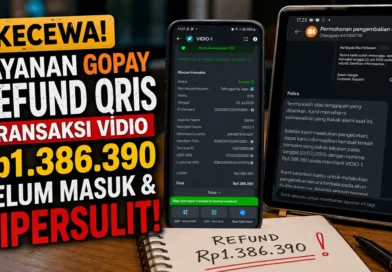 Kecewa Layanan GoPay: Refund QRIS Transaksi Vidio Rp1.386.390 Belum Masuk dan Dipersulit