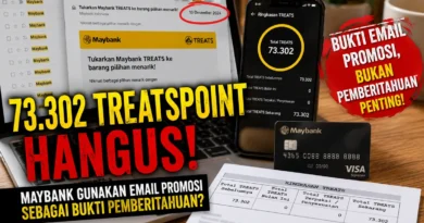 Maybank Gunakan Email Promosi sebagai Bukti Pemberitahuan, 73.302 TreatsPoint Saya Hangus