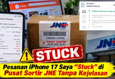 Pesanan iPhone 17 dari Shopee “Stuck” di Pusat Sortir JNE Tanpa Kejelasan