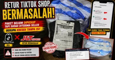 Retur TikTok Shop melalui J&T Express Bermasalah, Paket Belum Dipickup tapi Sudah Diterima Seller Berupa Kresek Tanpa Isi