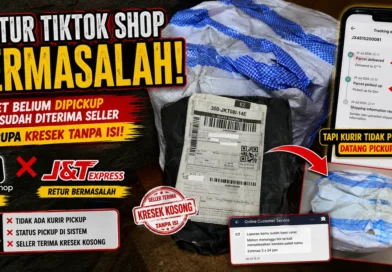 Retur TikTok Shop melalui J&T Express Bermasalah, Paket Belum Dipickup tapi Sudah Diterima Seller Berupa Kresek Tanpa Isi