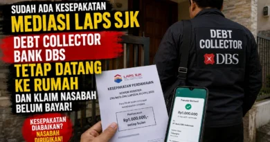 Sudah Ada Kesepakatan Mediasi LAPS SJK, Debt Collector Bank DBS Tetap Datang ke Rumah dan Klaim Nasabah Belum Bayar