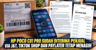 Retur HP POCO C81 Pro Sudah Diterima Penjual via J&T, TikTok Shop dan PayLater Tetap Menagih