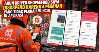 Akun Driver ShopeeFood Saya Disuspend karena 4 Pesanan yang Tidak Pernah Muncul di Aplikasi
