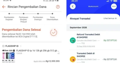 Pesanan Dibatalkan Sistem, Keterangan Refund Berhasil, tetapi Dana 32 Juta Belum Masuk