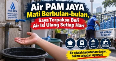 Air PAM Jaya Mati Berbulan-bulan, Saya Terpaksa Beli Air Isi Ulang Setiap Hari