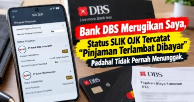Bank DBS Merugikan Saya, Status SLIK OJK Tercatat “Pinjaman Terlambat Dibayar” Padahal Tidak Pernah Menunggak