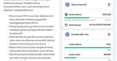 Bonus Kuota 5G XL Seharusnya Dipakai Duluan, tapi Kuota Utama Ikut Terpotong Bersamaan