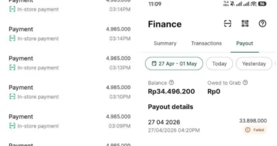 Dana QRIS GrabMerchant Rp34 Juta Tertahan sejak April, 13 Tiket dan 4 Telepon Tidak Ada Hasilnya