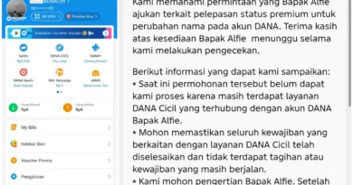DANA Tolak Perbaiki Nama Typo di Akun Saya, Malah Menyuruh Lepas Status Premium