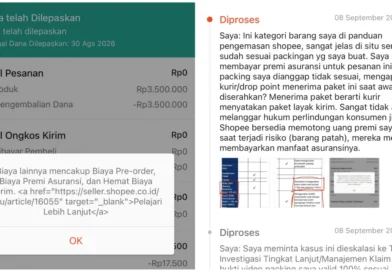 Duit Premi Dipotong, Klaim Trunklid Fortuner Rp3.500.000 yang Dipatahkan Anteraja Ditolak Sepihak oleh Shopee dengan Jawaban Template
