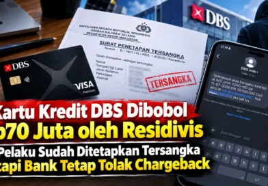 Kartu Kredit DBS Dibobol Rp70 Juta oleh Residivis, Pelaku Sudah Ditetapkan Tersangka tapi Bank Tetap Tolak Chargeback