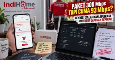 Kecepatan Internet IndiHome Tidak Sesuai Paket, Teknisi Salahkan Aplikasi dan Tutup Laporan Sepihak