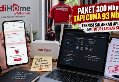 Kecepatan Internet IndiHome Tidak Sesuai Paket, Teknisi Salahkan Aplikasi dan Tutup Laporan Sepihak