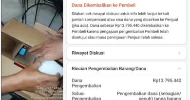 Laptop Rp14,6 Juta Dikirim via J&T Cargo, Paket Retur Isinya Kosong; Shopee Tutup Laporan, Klaim Asuransi Ditolak