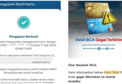 Masalah Pengiriman Kartu Debit BCA Pengganti