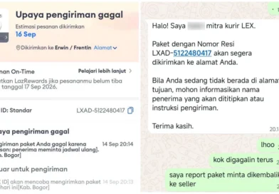 Paket Hilang Tanpa Kejelasan oleh Kurir Lazada Express