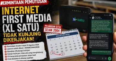 Permintaan Pemutusan Internet First Media (XL Satu) Tidak Kunjung Dikerjakan